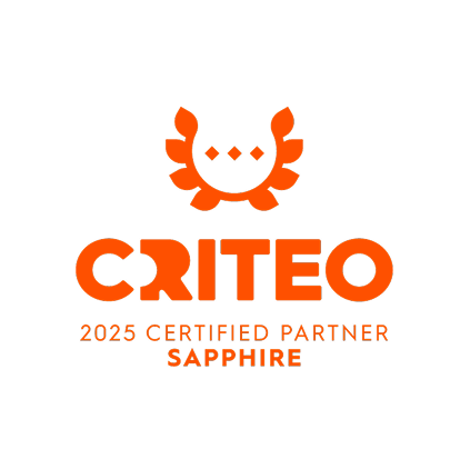 Criteo Certified
Partner Sapphire